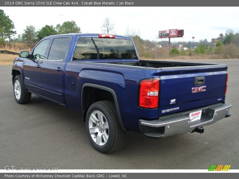 Cobalt Blue Metallic / Jet Black 2014 GMC Sierra 1500 SLE Crew Cab 4x4