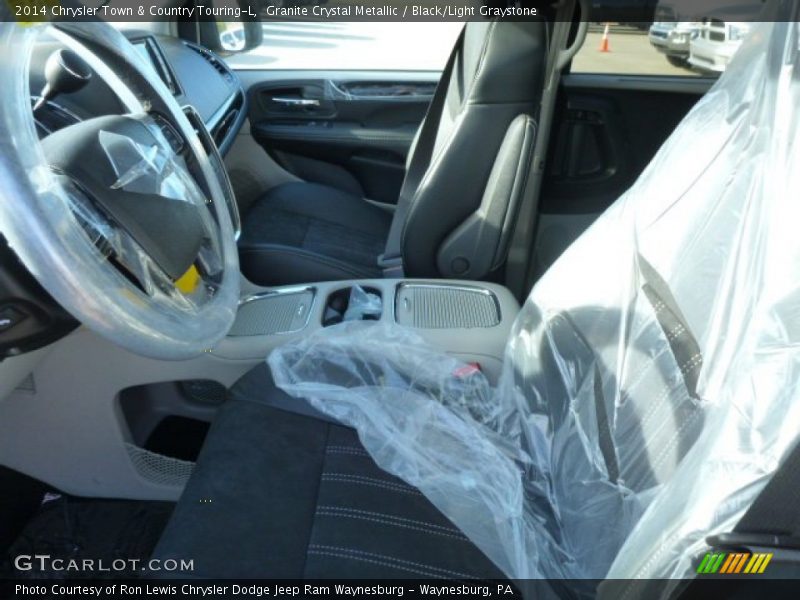 Granite Crystal Metallic / Black/Light Graystone 2014 Chrysler Town & Country Touring-L