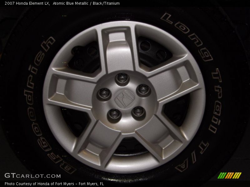 Atomic Blue Metallic / Black/Titanium 2007 Honda Element LX