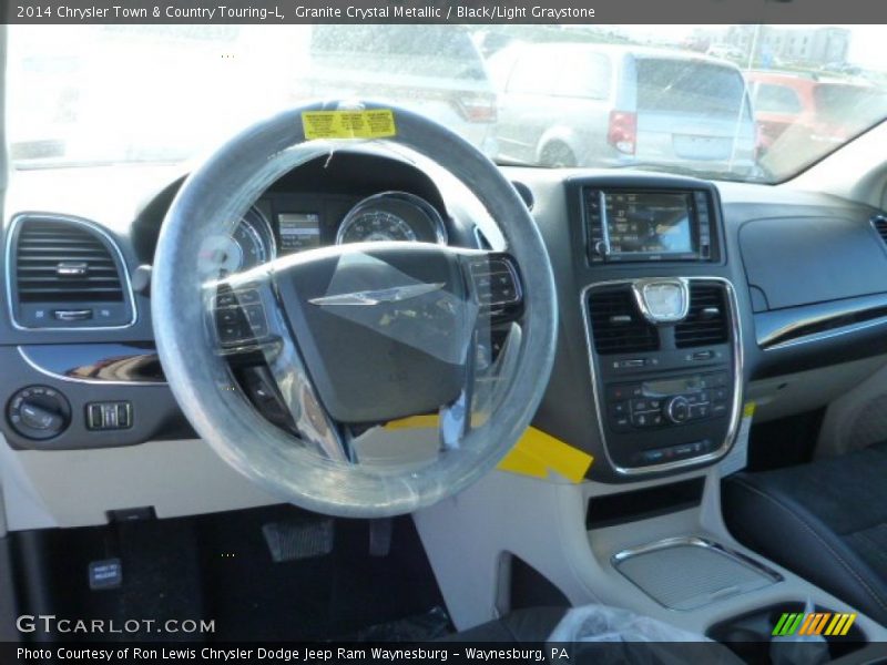 Granite Crystal Metallic / Black/Light Graystone 2014 Chrysler Town & Country Touring-L