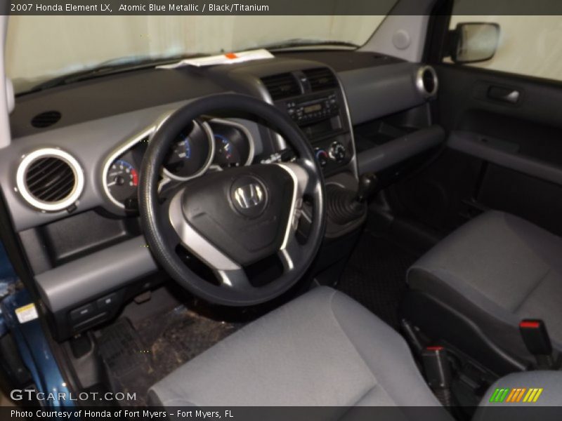 Atomic Blue Metallic / Black/Titanium 2007 Honda Element LX