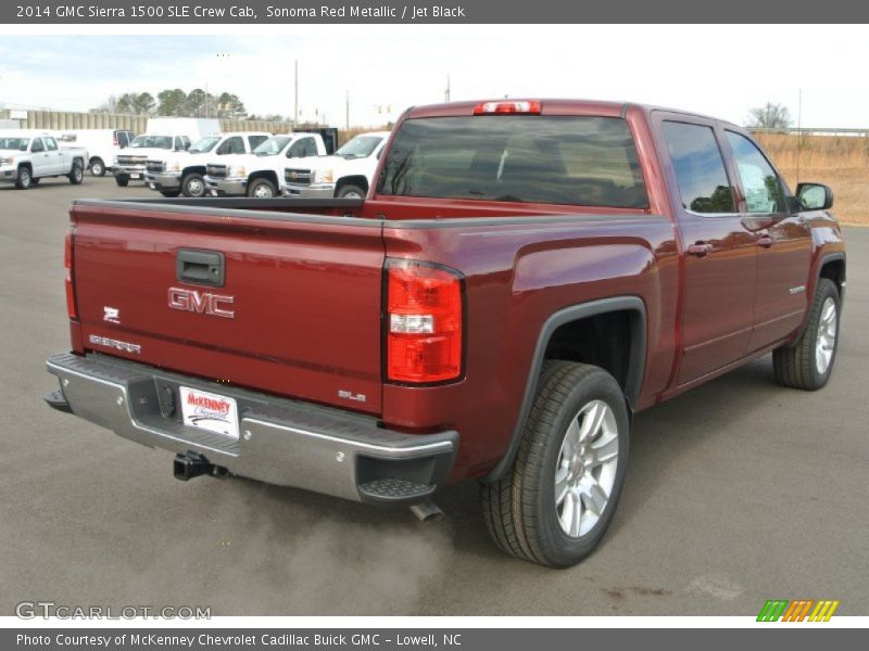 Sonoma Red Metallic / Jet Black 2014 GMC Sierra 1500 SLE Crew Cab