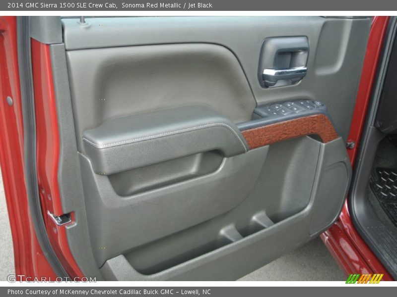 Sonoma Red Metallic / Jet Black 2014 GMC Sierra 1500 SLE Crew Cab