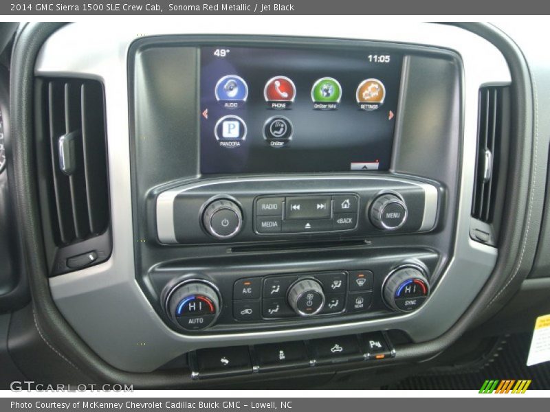 Sonoma Red Metallic / Jet Black 2014 GMC Sierra 1500 SLE Crew Cab