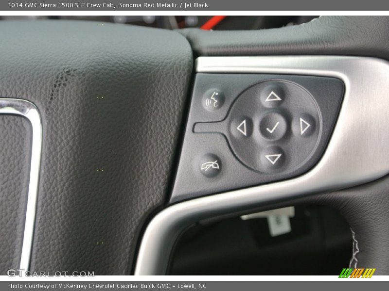 Sonoma Red Metallic / Jet Black 2014 GMC Sierra 1500 SLE Crew Cab