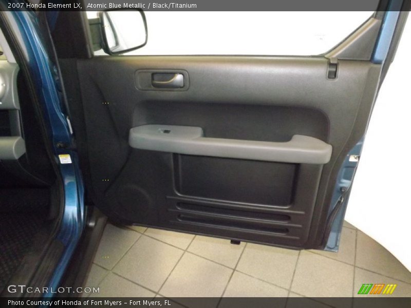 Atomic Blue Metallic / Black/Titanium 2007 Honda Element LX