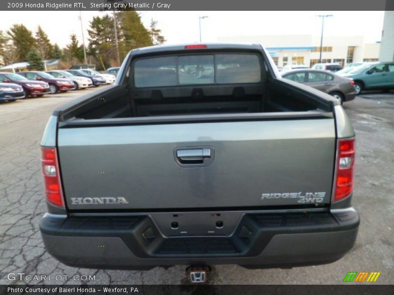 Sterling Gray Metallic / Gray 2009 Honda Ridgeline RTL