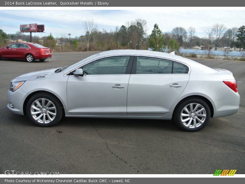 Quicksilver Metallic / Ebony 2014 Buick LaCrosse Leather