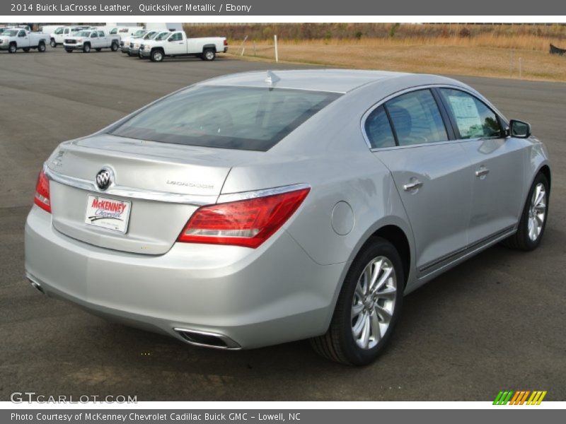 Quicksilver Metallic / Ebony 2014 Buick LaCrosse Leather