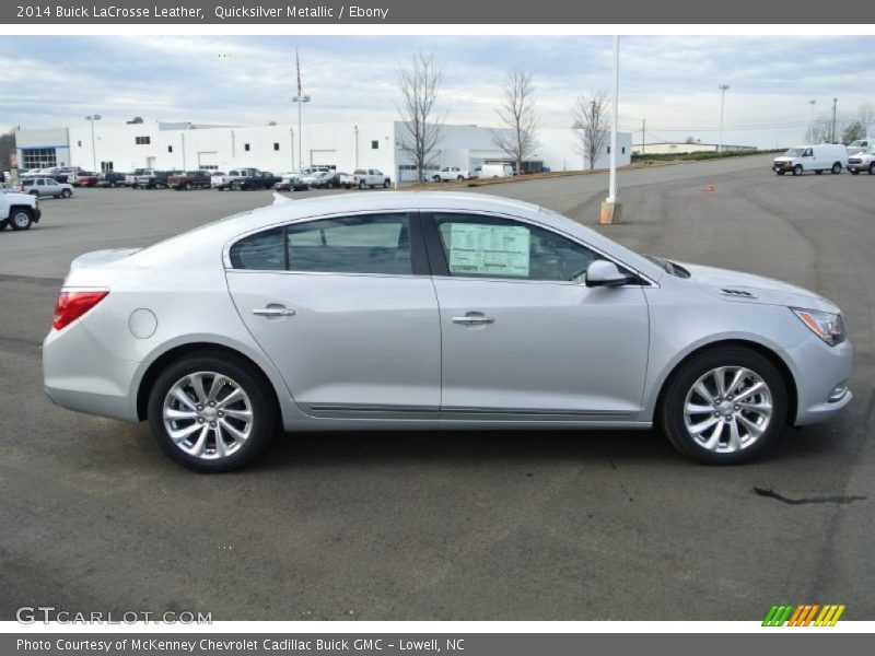 Quicksilver Metallic / Ebony 2014 Buick LaCrosse Leather