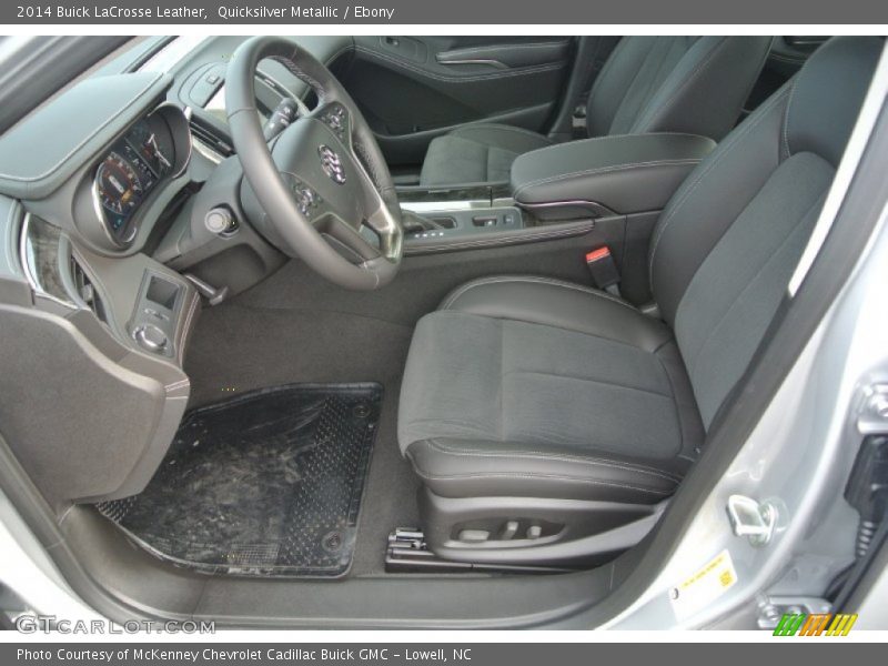 Quicksilver Metallic / Ebony 2014 Buick LaCrosse Leather