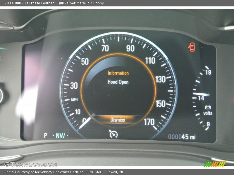 Quicksilver Metallic / Ebony 2014 Buick LaCrosse Leather