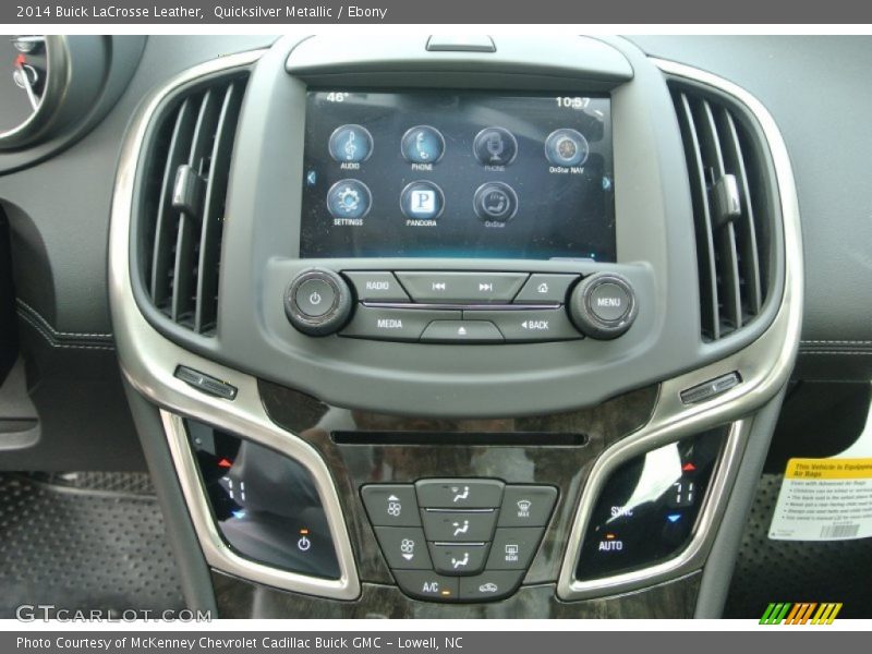 Quicksilver Metallic / Ebony 2014 Buick LaCrosse Leather