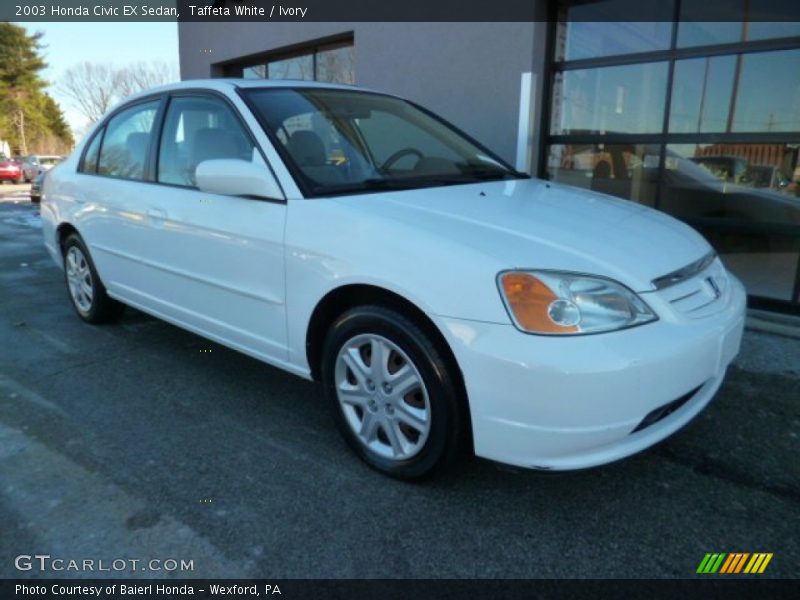 Front 3/4 View of 2003 Civic EX Sedan