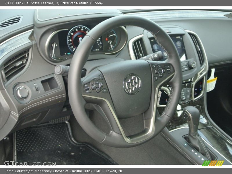 Quicksilver Metallic / Ebony 2014 Buick LaCrosse Leather
