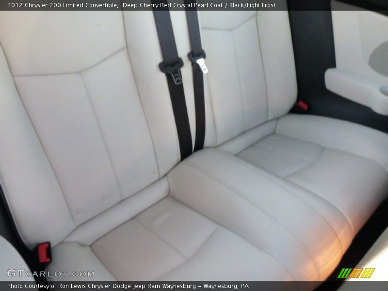 Deep Cherry Red Crystal Pearl Coat / Black/Light Frost 2012 Chrysler 200 Limited Convertible