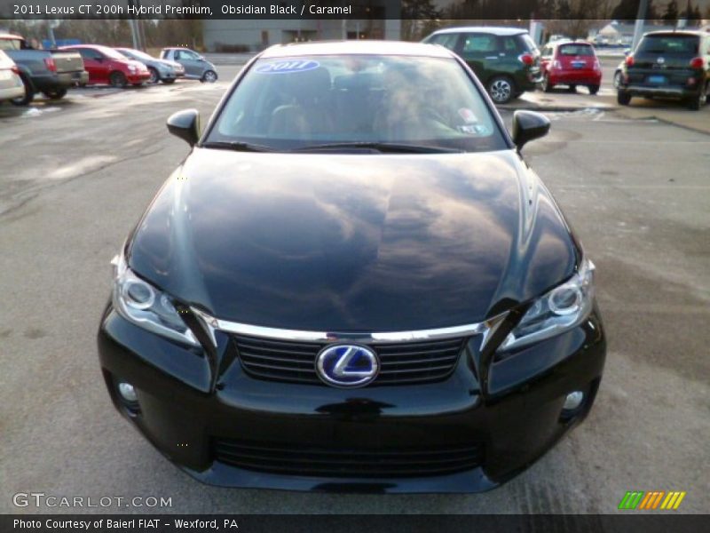 Obsidian Black / Caramel 2011 Lexus CT 200h Hybrid Premium