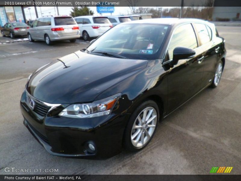 Obsidian Black / Caramel 2011 Lexus CT 200h Hybrid Premium