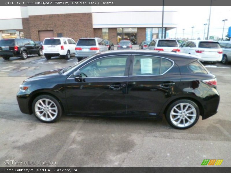 Obsidian Black / Caramel 2011 Lexus CT 200h Hybrid Premium