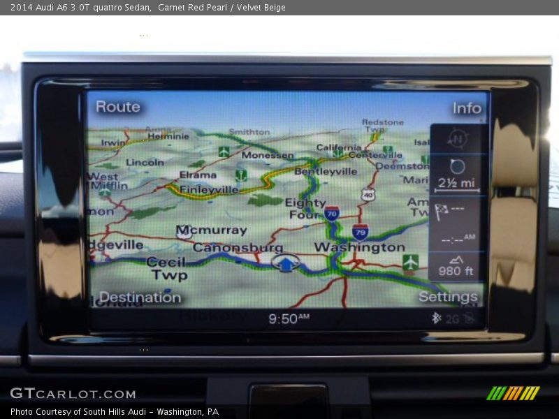 Navigation of 2014 A6 3.0T quattro Sedan