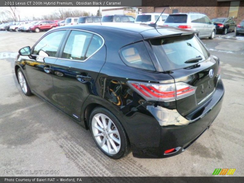 Obsidian Black / Caramel 2011 Lexus CT 200h Hybrid Premium