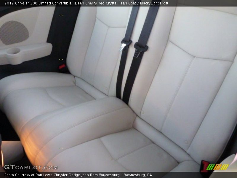 Deep Cherry Red Crystal Pearl Coat / Black/Light Frost 2012 Chrysler 200 Limited Convertible