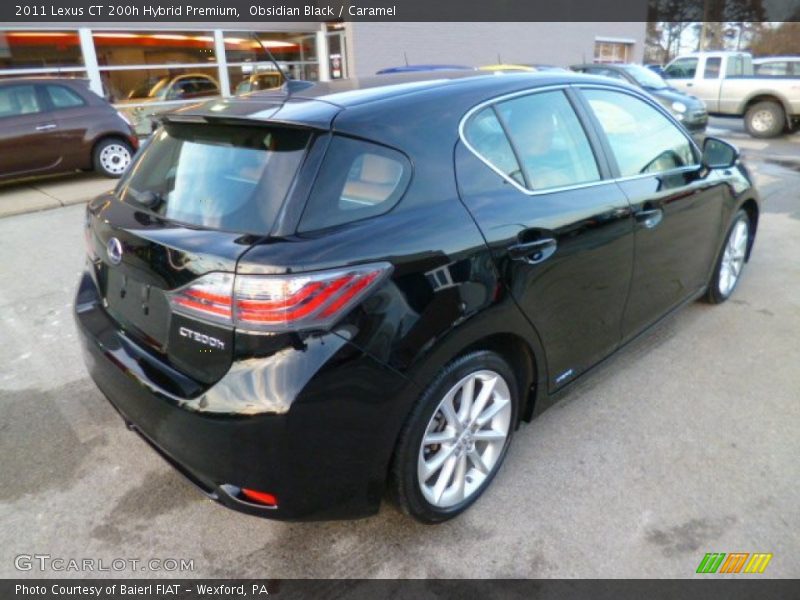 Obsidian Black / Caramel 2011 Lexus CT 200h Hybrid Premium