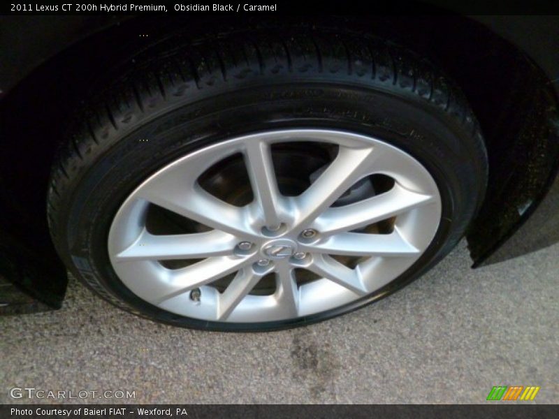 Obsidian Black / Caramel 2011 Lexus CT 200h Hybrid Premium