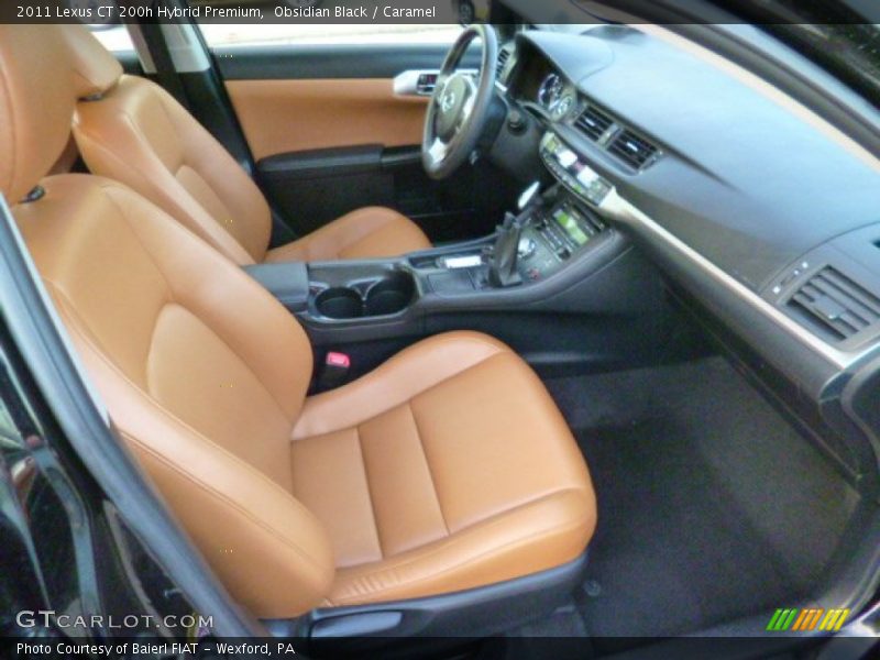 Obsidian Black / Caramel 2011 Lexus CT 200h Hybrid Premium