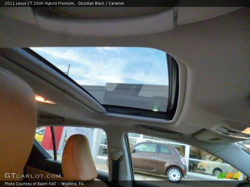 Obsidian Black / Caramel 2011 Lexus CT 200h Hybrid Premium