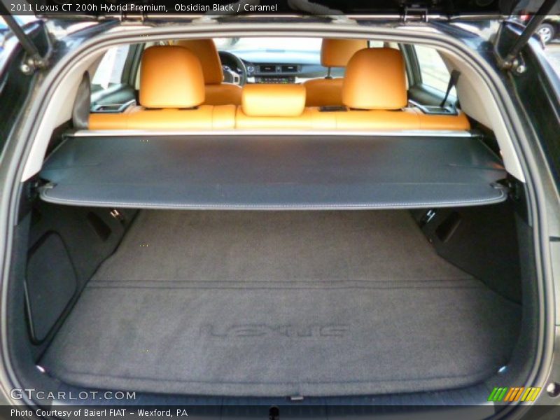 Obsidian Black / Caramel 2011 Lexus CT 200h Hybrid Premium