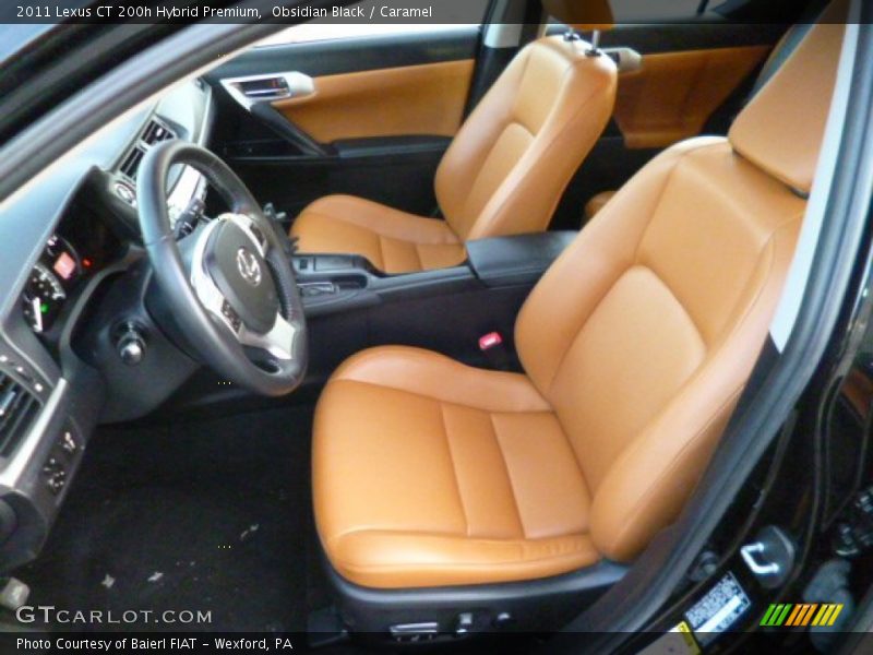 Front Seat of 2011 CT 200h Hybrid Premium