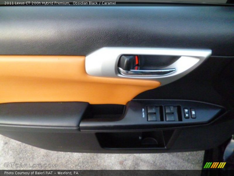 Obsidian Black / Caramel 2011 Lexus CT 200h Hybrid Premium