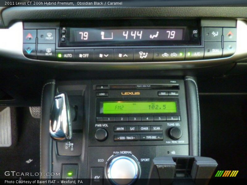 Obsidian Black / Caramel 2011 Lexus CT 200h Hybrid Premium