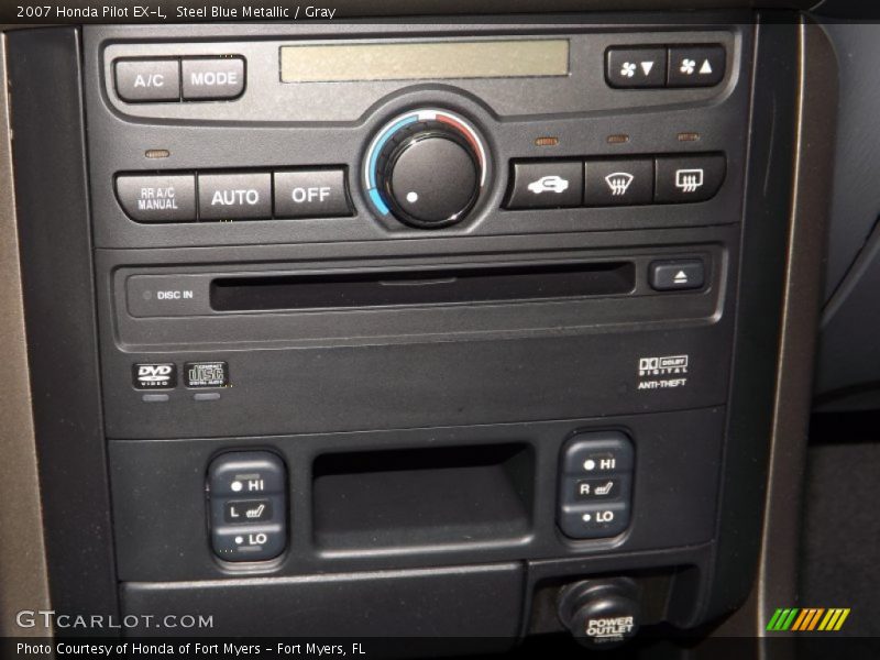 Steel Blue Metallic / Gray 2007 Honda Pilot EX-L