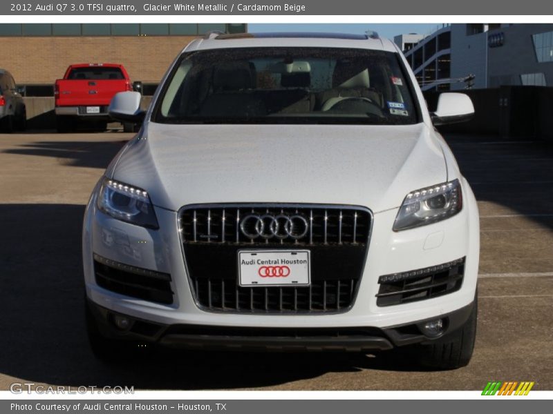 Glacier White Metallic / Cardamom Beige 2012 Audi Q7 3.0 TFSI quattro