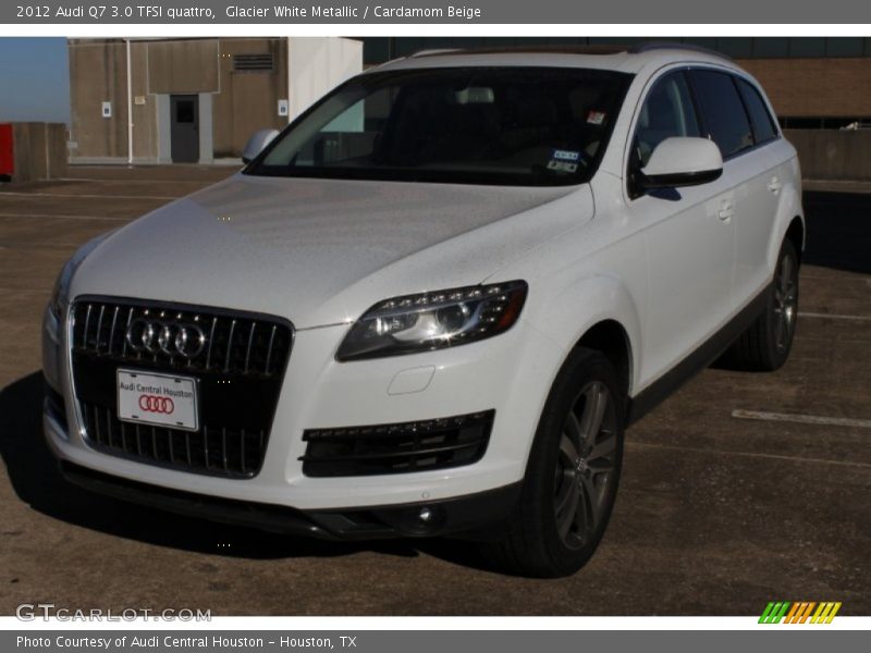 Glacier White Metallic / Cardamom Beige 2012 Audi Q7 3.0 TFSI quattro