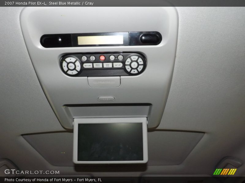 Steel Blue Metallic / Gray 2007 Honda Pilot EX-L