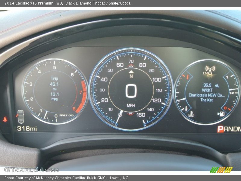 Black Diamond Tricoat / Shale/Cocoa 2014 Cadillac XTS Premium FWD