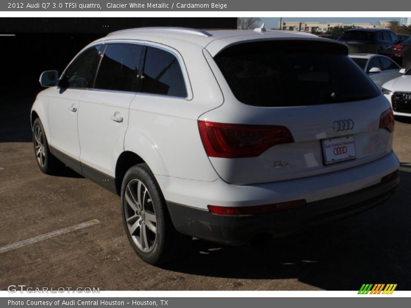 Glacier White Metallic / Cardamom Beige 2012 Audi Q7 3.0 TFSI quattro