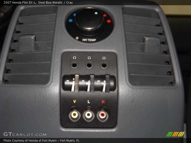 Steel Blue Metallic / Gray 2007 Honda Pilot EX-L