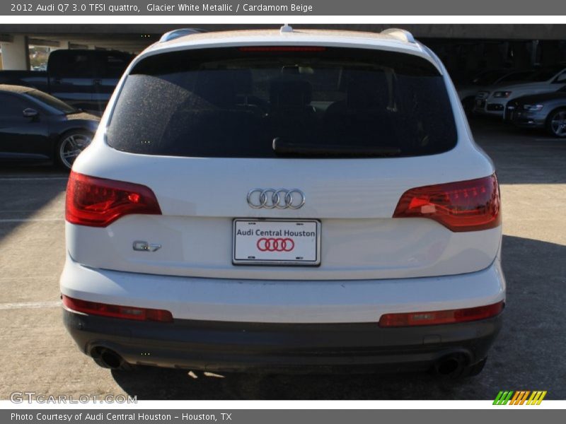 Glacier White Metallic / Cardamom Beige 2012 Audi Q7 3.0 TFSI quattro