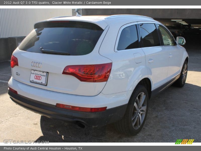Glacier White Metallic / Cardamom Beige 2012 Audi Q7 3.0 TFSI quattro