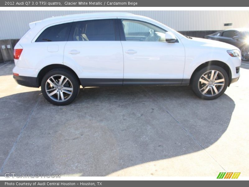 Glacier White Metallic / Cardamom Beige 2012 Audi Q7 3.0 TFSI quattro
