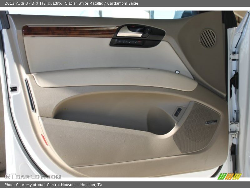 Glacier White Metallic / Cardamom Beige 2012 Audi Q7 3.0 TFSI quattro
