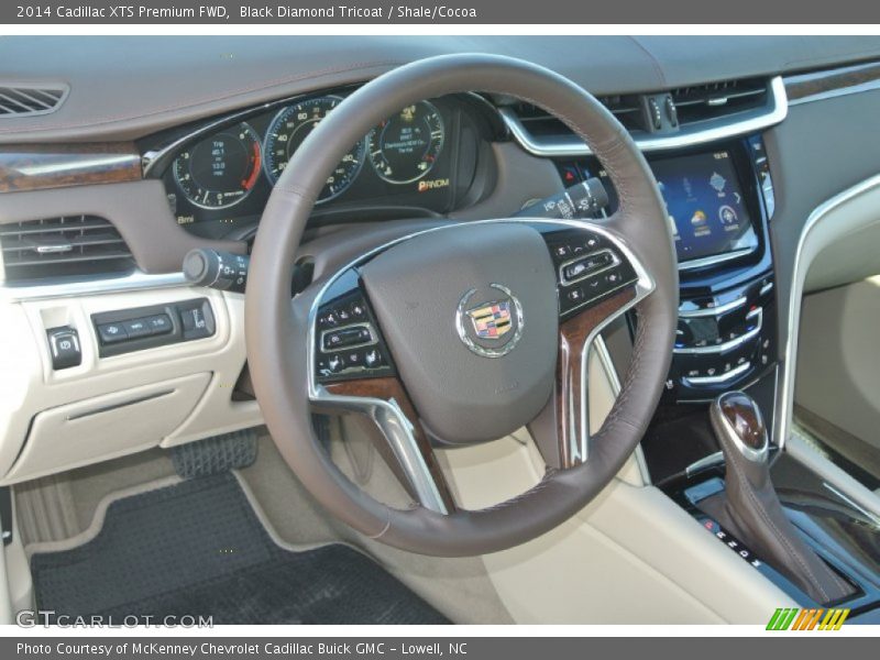 Black Diamond Tricoat / Shale/Cocoa 2014 Cadillac XTS Premium FWD