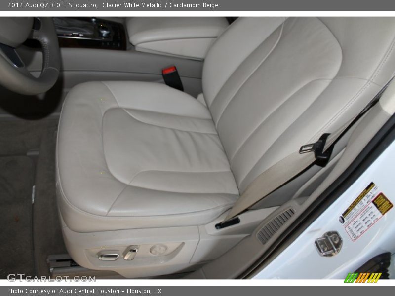 Glacier White Metallic / Cardamom Beige 2012 Audi Q7 3.0 TFSI quattro
