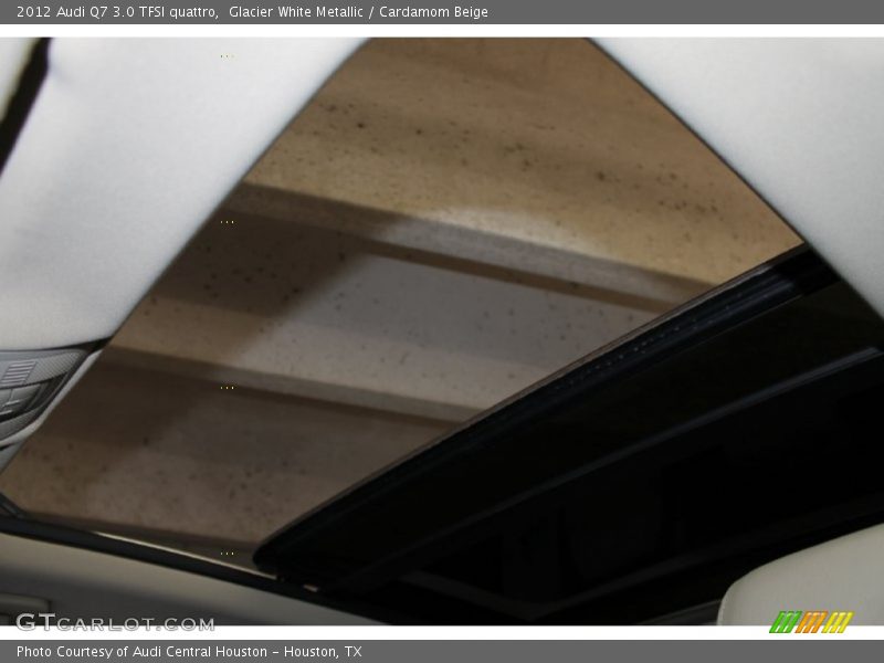 Glacier White Metallic / Cardamom Beige 2012 Audi Q7 3.0 TFSI quattro