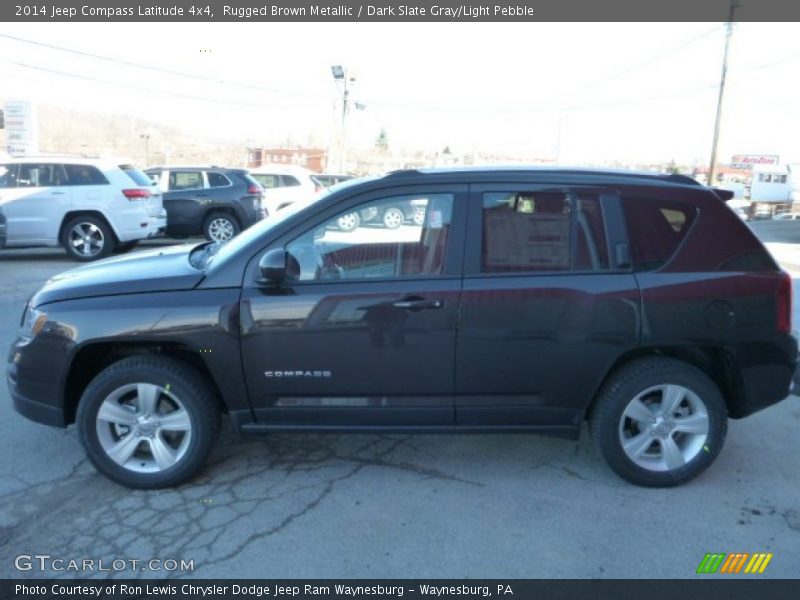 Rugged Brown Metallic / Dark Slate Gray/Light Pebble 2014 Jeep Compass Latitude 4x4