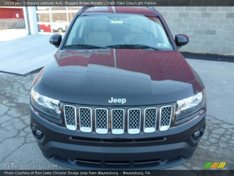 Rugged Brown Metallic / Dark Slate Gray/Light Pebble 2014 Jeep Compass Latitude 4x4